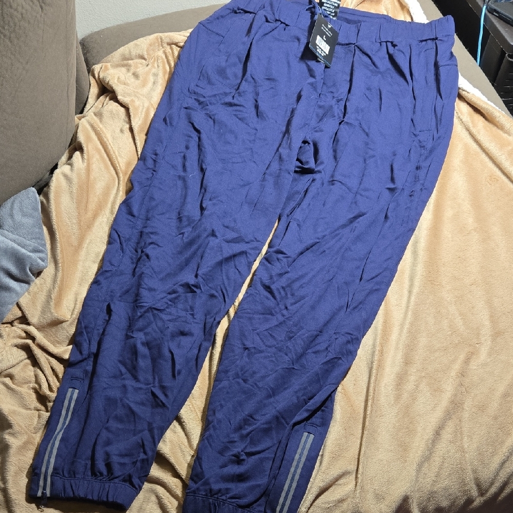 NWT Womens Training Reflective Blue Pants